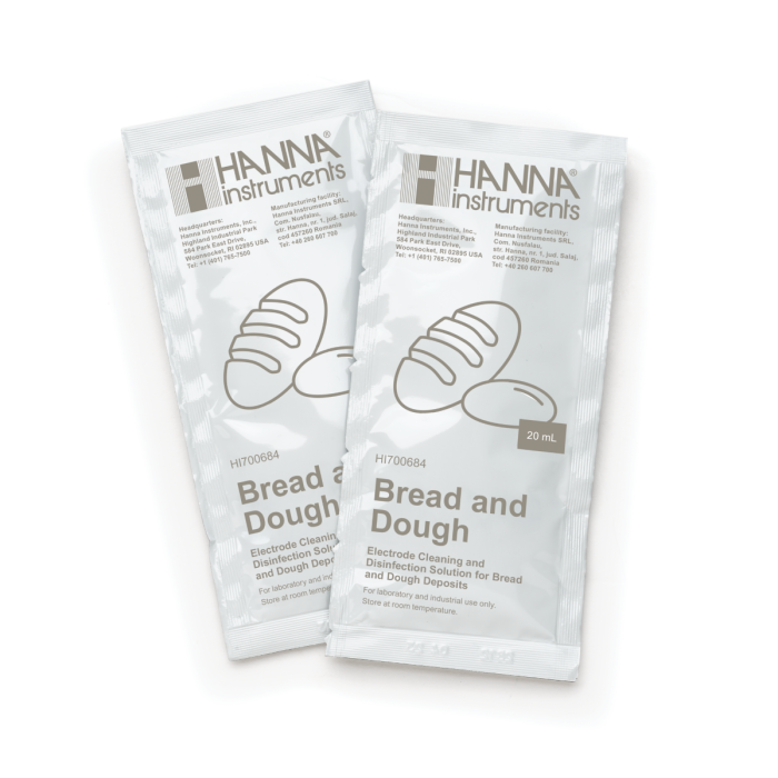 General Purpose Cleaning Solution for Bread & Dough Deposits (25 x 20 mL Sachets) - HI700684P