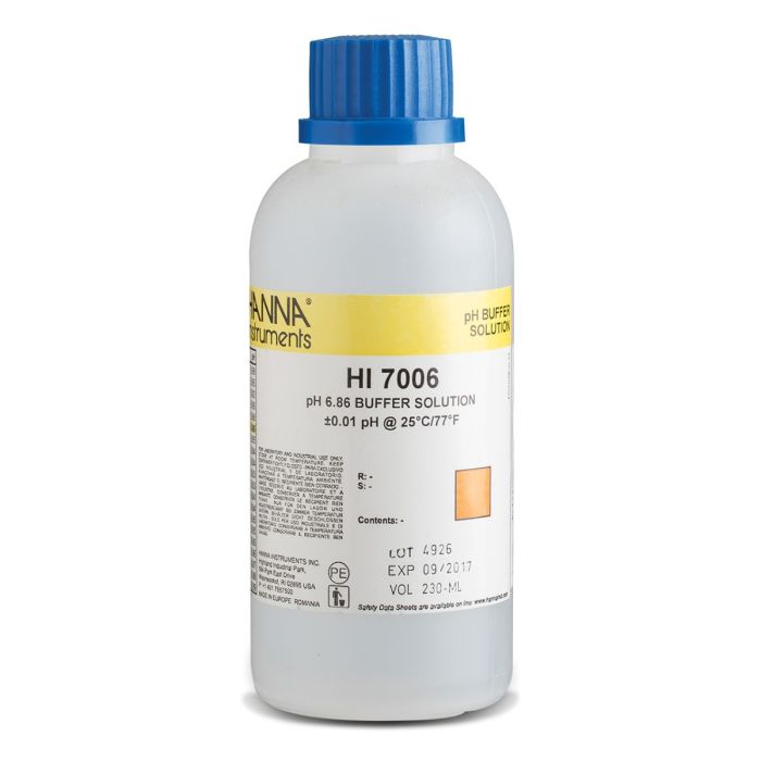 pH 6.86 Calibration Solution (230 mL) - HI7006M