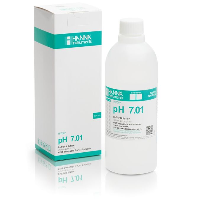 pH 7.01 Calibration Solution (500 mL) - HI7007L