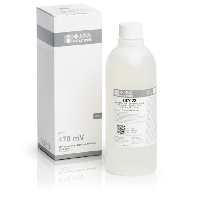 470 mV @ 25°C ORP Test Solution (500 mL) - HI7022L