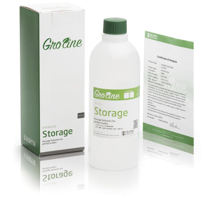 GroLine Electrode Storage Solution (500 mL) - HI70300-050