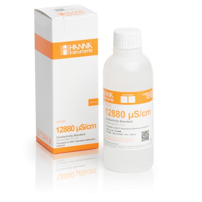 12880 µS/cm Conductivity Standard (230mL Bottle) - HI7030M