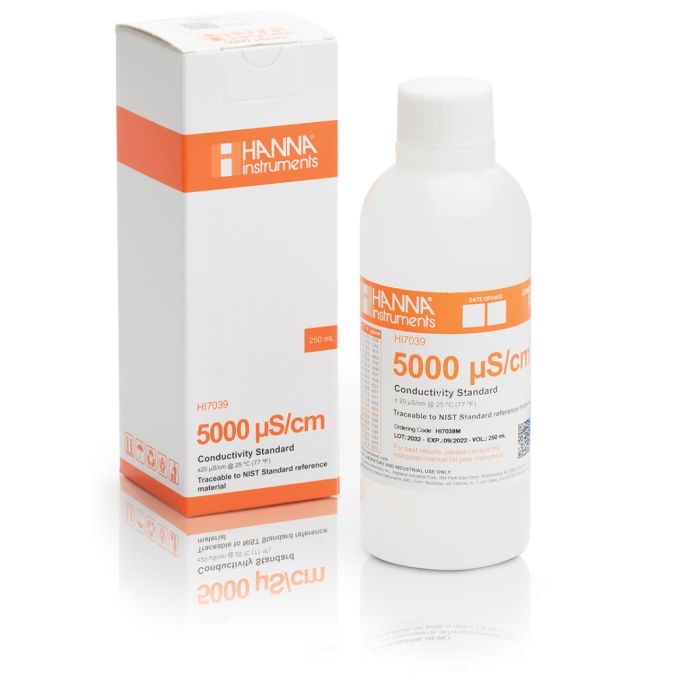 5000 µS/cm Conductivity Standard (230 mL Bottle) - HI7039M