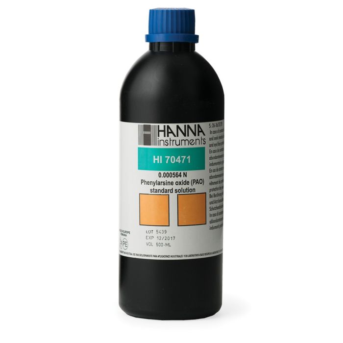 Phenylarsine Oxide (PAO) Solution (0.000564N),  500 mL - HI70471
