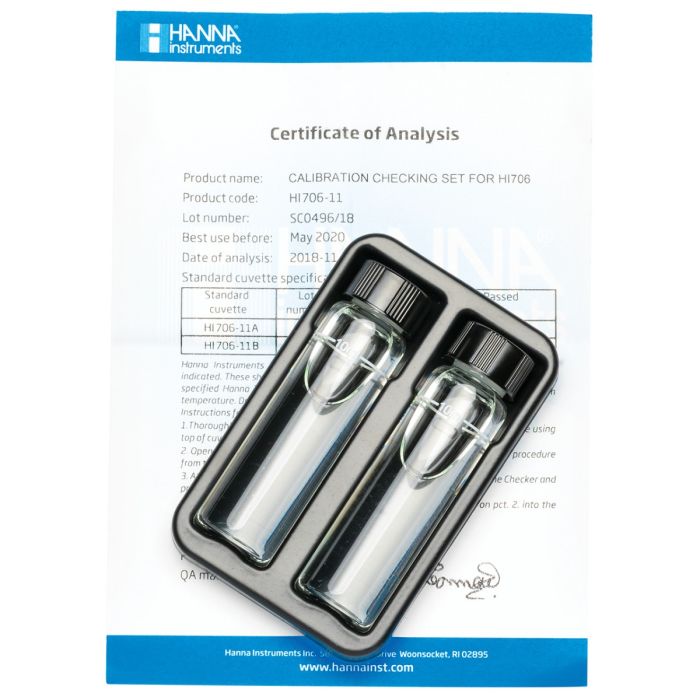 Phosphorus High-Range Checker® HC Calibration Check Set - HI706-11