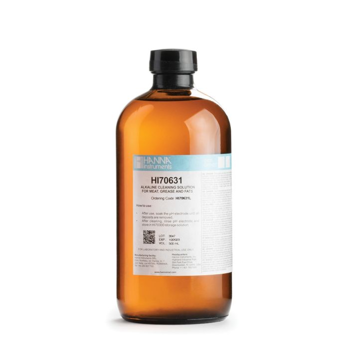 Grease and Fats Alkaline Cleaning Solution (500 mL) - HI70631L