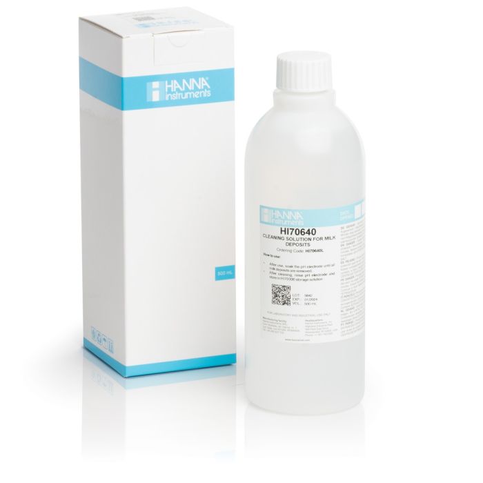 Cleaning Solution for Milk Deposits (500 mL) - HI70640L