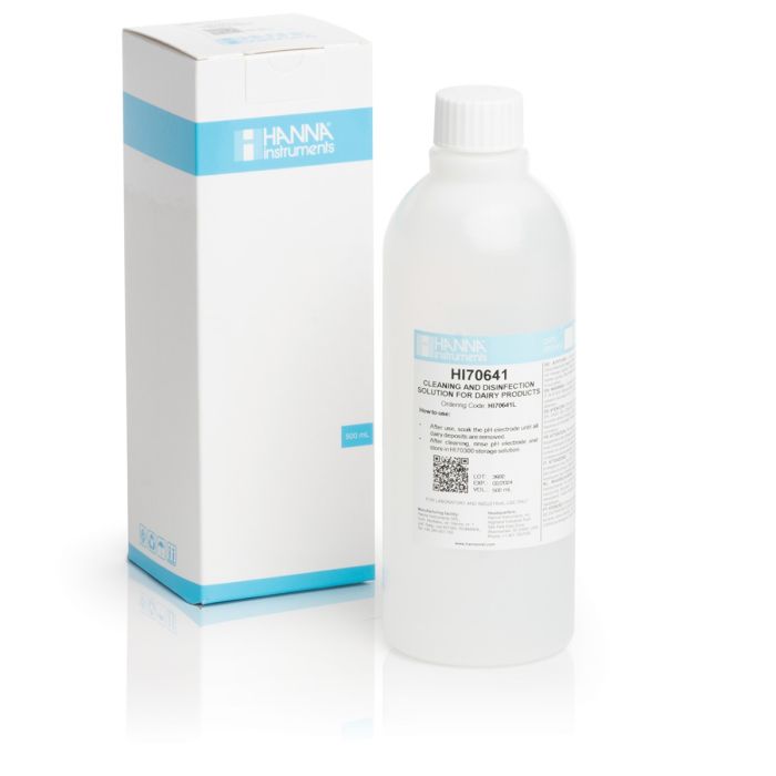 Cleaning & Disinfection Solution for Dairy Products (500 mL) - HI70641L