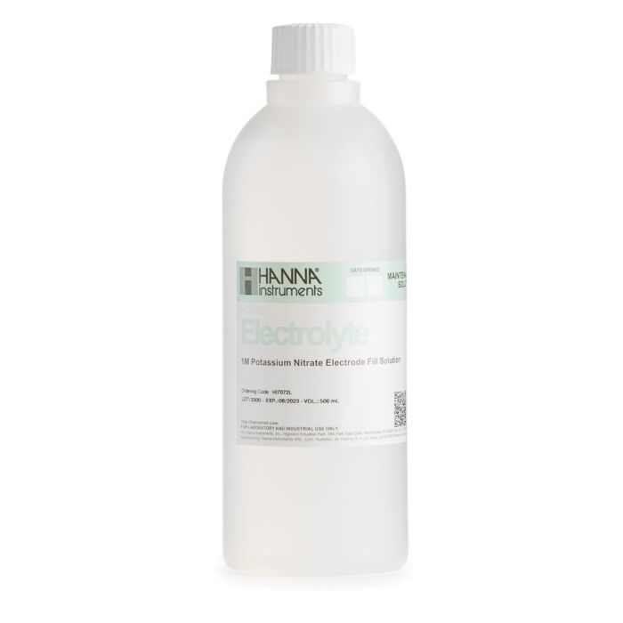 Electrolyte Fill Solution 1M KNO? (500 mL) - HI7072L