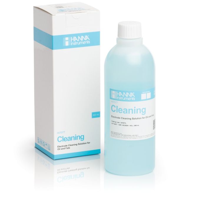 Electrode Cleaning Solution for Oil and Fats (500 mL) - HI7077L