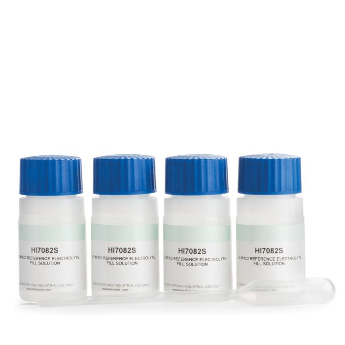 3.5M KCl electrolyte fill solution for double-junction electrodes (4 x 30mL) - HI7082