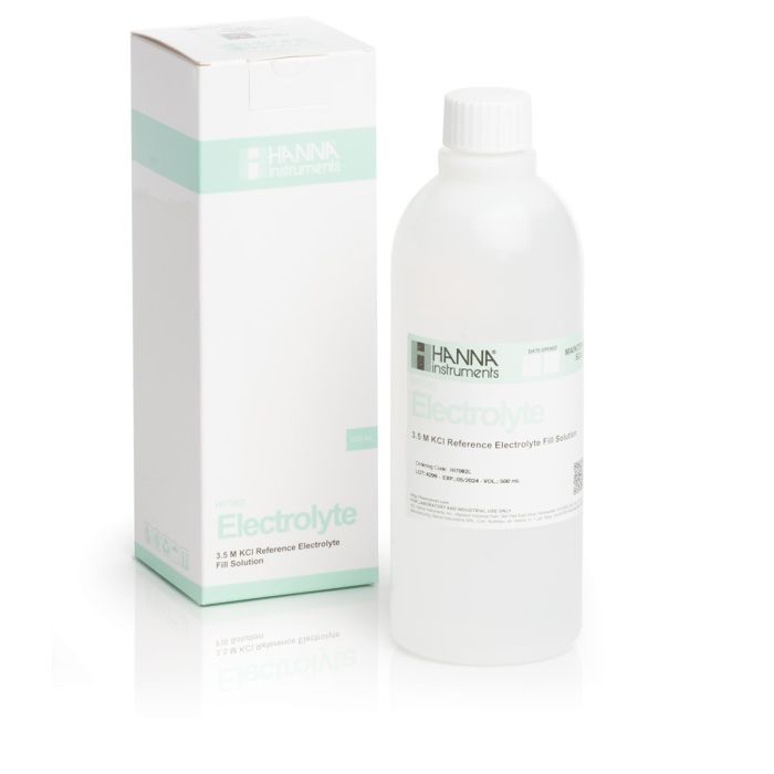 Electrolyte Solution 3.5M KCl (500 mL) - HI7082L