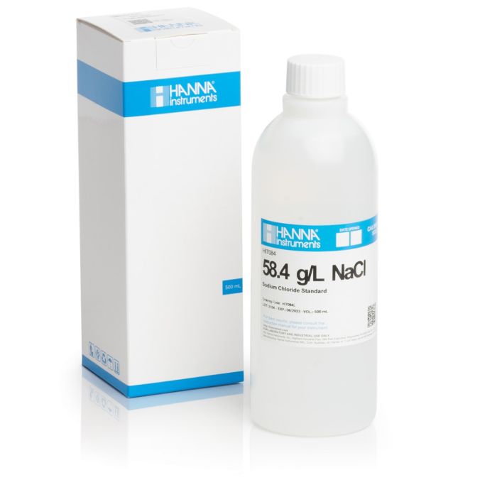 58.4 g/L NaCl Standard Solution (500 mL) - HI7084L