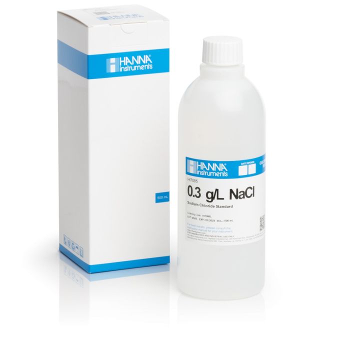 0.3 g/L NaCl Standard Solution (500 mL) - HI7085L