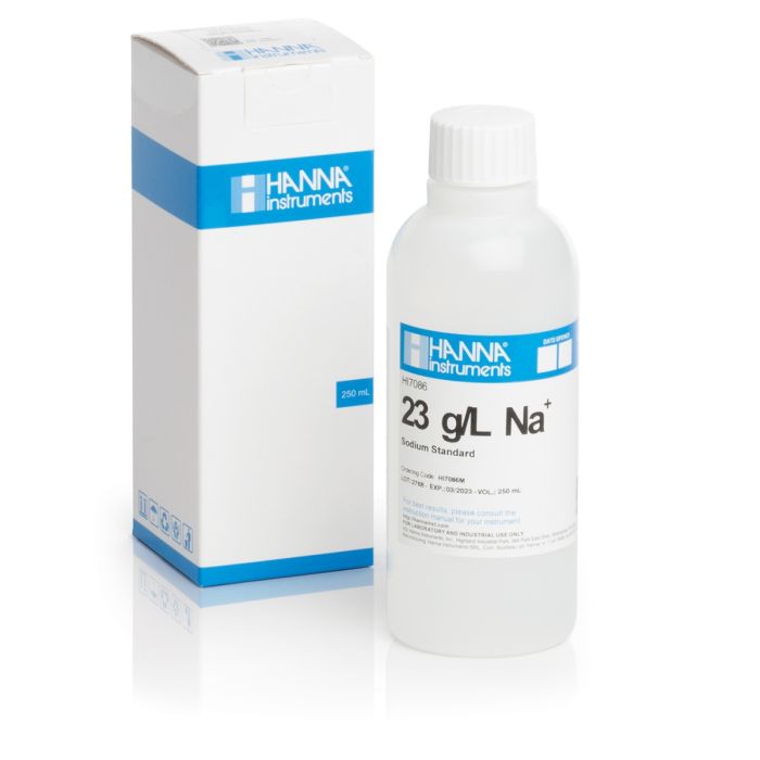 23 g/L Sodium Standard Solution (230 mL) - HI7086M