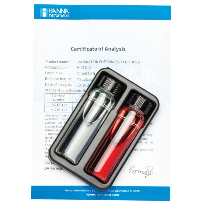 Bromine Checker® HC Calibration Check Set - HI716-11