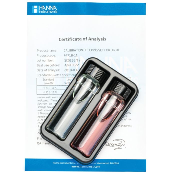 Iodine Checker® HC Calibration Check Set - HI718-11