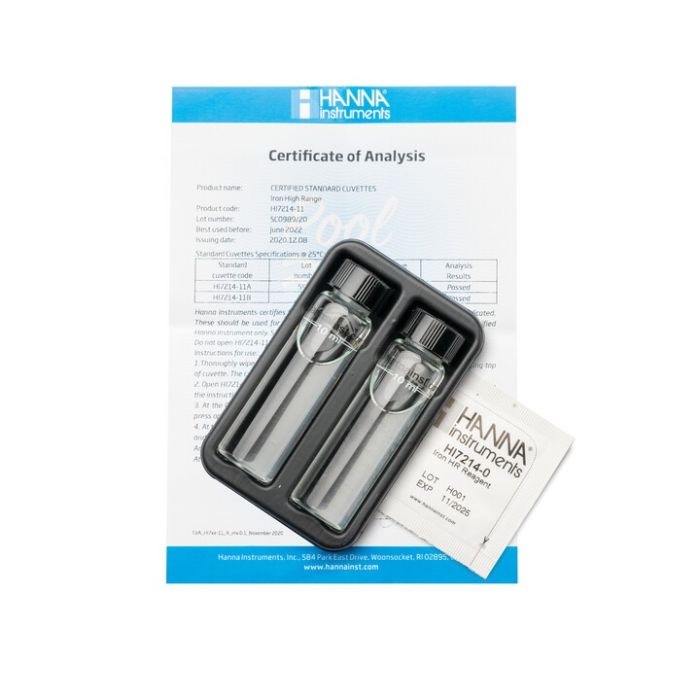 Pool Line Iron Checker HC Calibration Check Set - HI7214-11