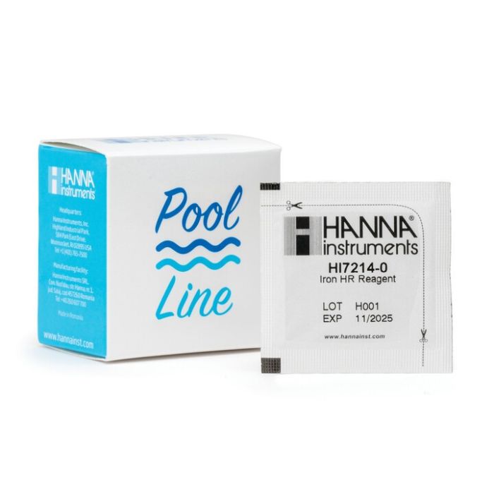 Pool Line High Range Iron Checker HC Reagents (25 Tests) - HI7214-25