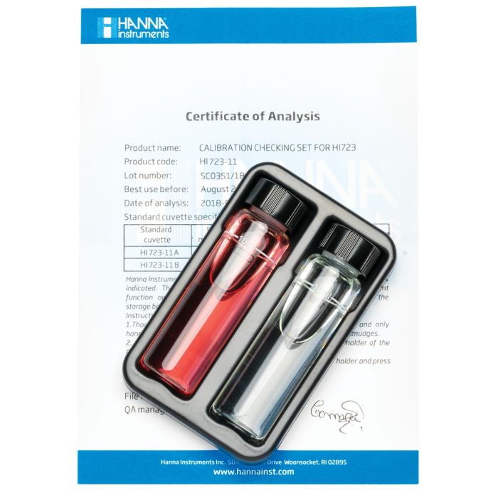 Chromium VI HR Checker® HC Calibration Check Set - HI723-11