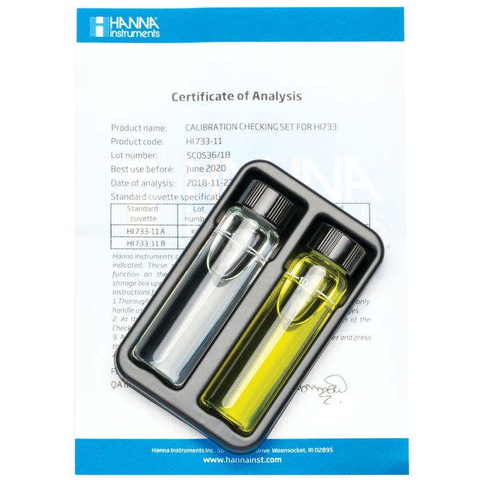 Ammonia HR Checker® HC Calibration Check Set - HI733-11