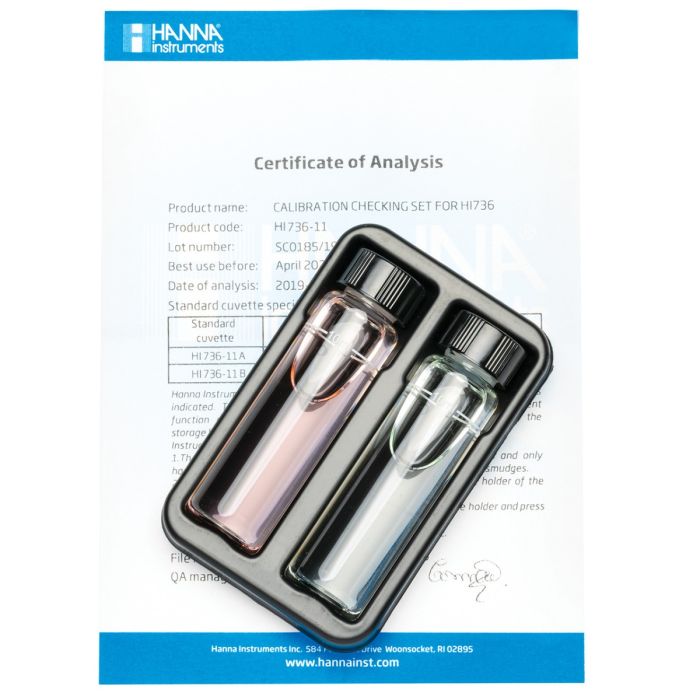 Phosphorus Ultra Low-Range Checker® HC Calibration Check Set - HI736-11