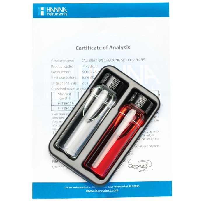 Fluoride HR Checker® HC Calibration Check Set - HI739-11