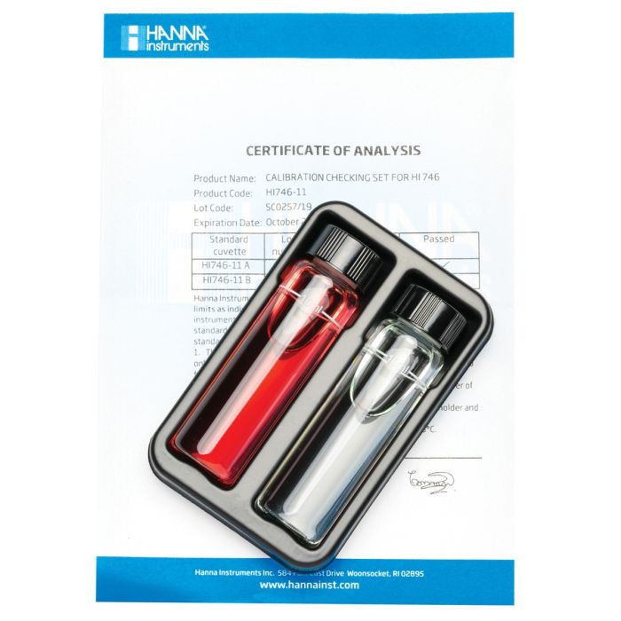 Iron Low-Range Checker® HC Calibration Check Set - HI746-11