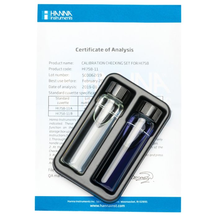 Marine Calcium Checker® HC Calibration Check Set - HI758-11