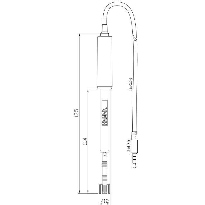 HI763100 - Digital EC/Temperature Electrode