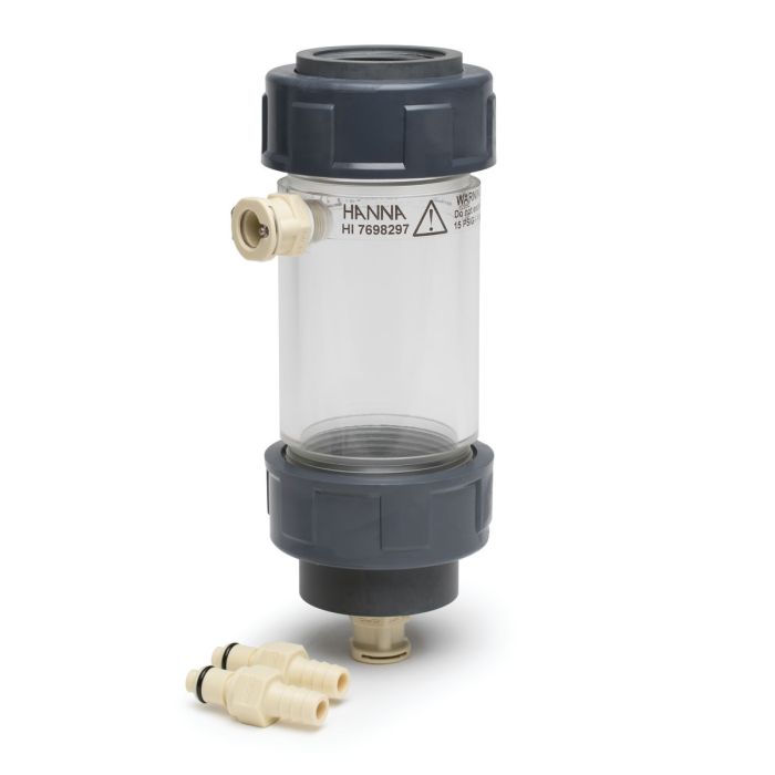Long,  Quick-Release Flow Cell for HI9829 Multiparameter Portable Meter - HI7698297