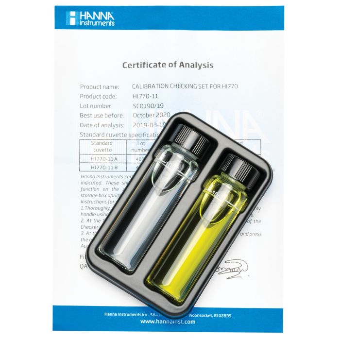 Silica HR Checker® HC Calibration Check Set - HI770-11