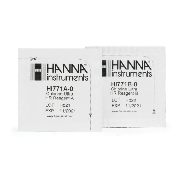 Chlorine Ultra High Range Checker® HC Reagents (25 Tests) - HI771-25