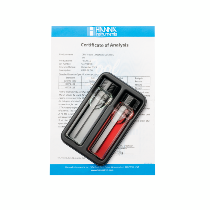 Pool Line pH Checker® HC Calibration Check Set - HI779-11