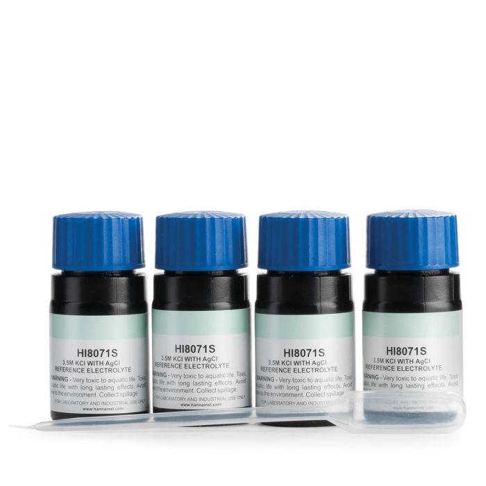 Electrolyte Fill Solution,  3.5M KCl + AgCl in FDA Bottle (30 mL x 4) - HI8071
