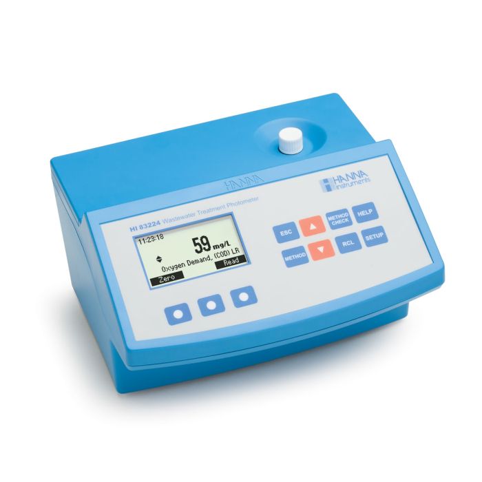 Wastewater Multiparameter  Benchtop Photometer with COD and Barcode Recognition - HI83224