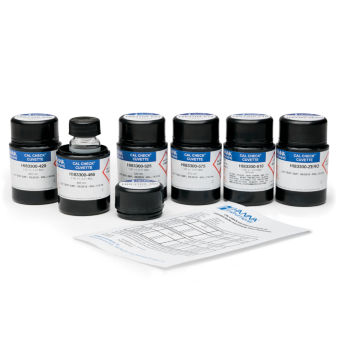 CAL Check Cuvette Kit for HI83305 Boiler and Cooling Tower Photometer - HI83305-11
