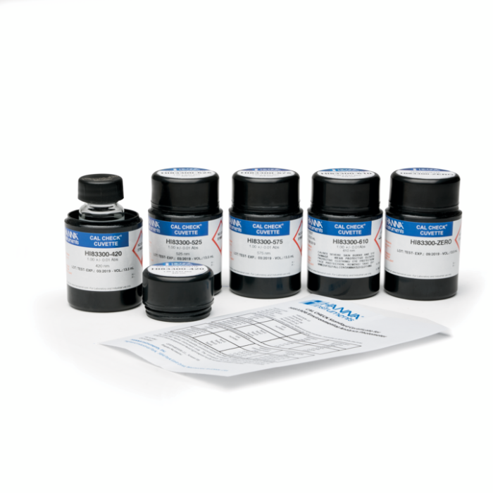 CAL CheckTM Cuvette Kit for HI83306 Environmental Analysis Photometer - HI83306-11