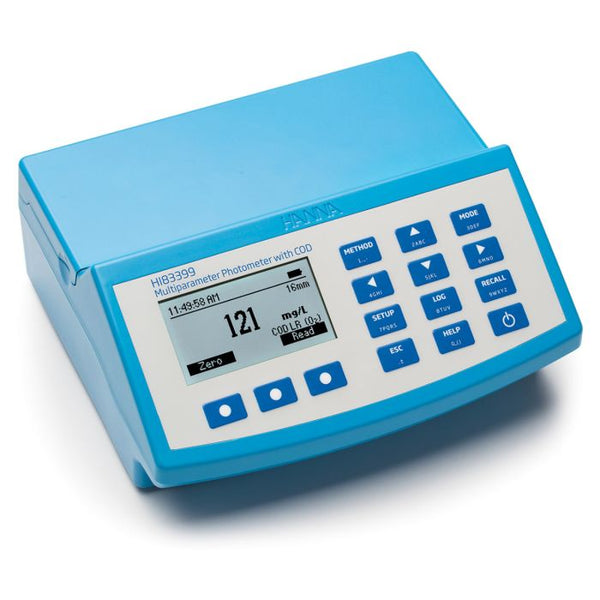 Water & Wastewater Multiparameter (with COD) Photometer and pH meter - HI83399-02