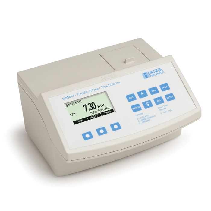 EPA Compliant Benchtop Turbidity and Chlorine Meter - HI83414