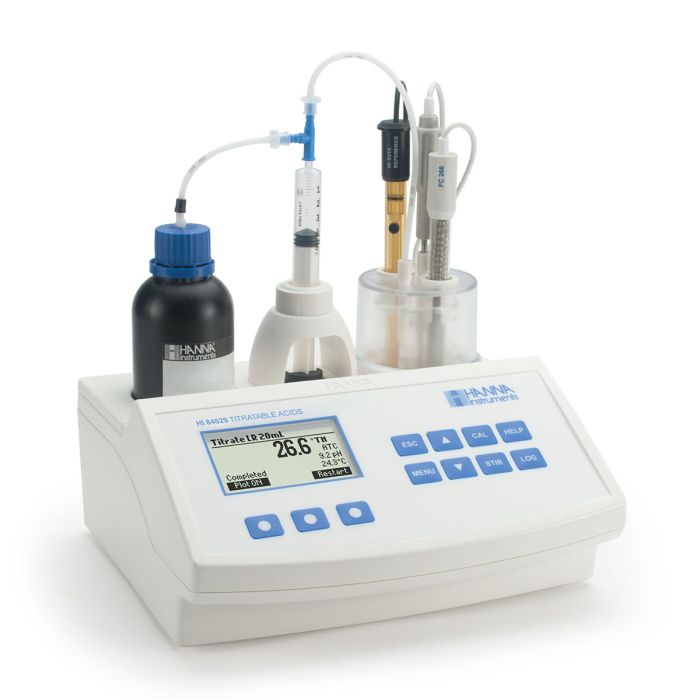 Mini Titrator for Measuring Titratable Acidity in Dairy Products - HI84529