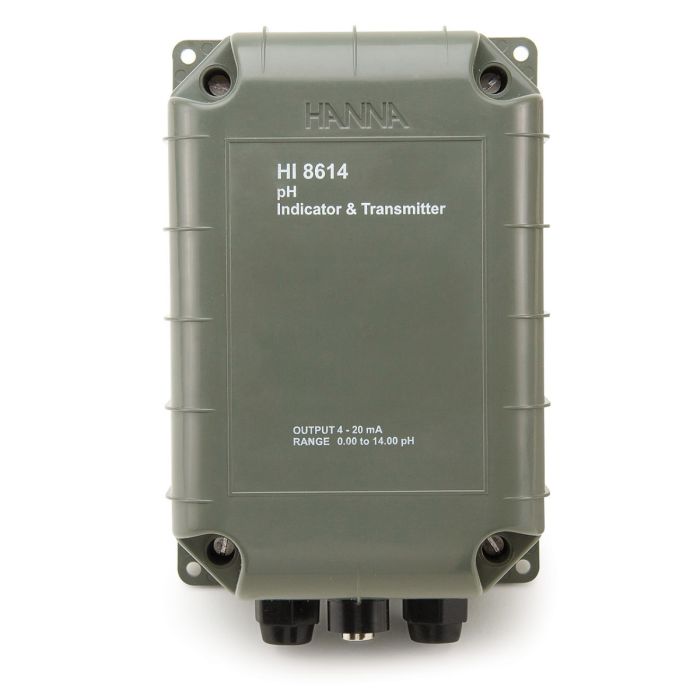 pH Transmitter with 4-20 mA Galvanically Isolated Output - HI8614-Without LCD