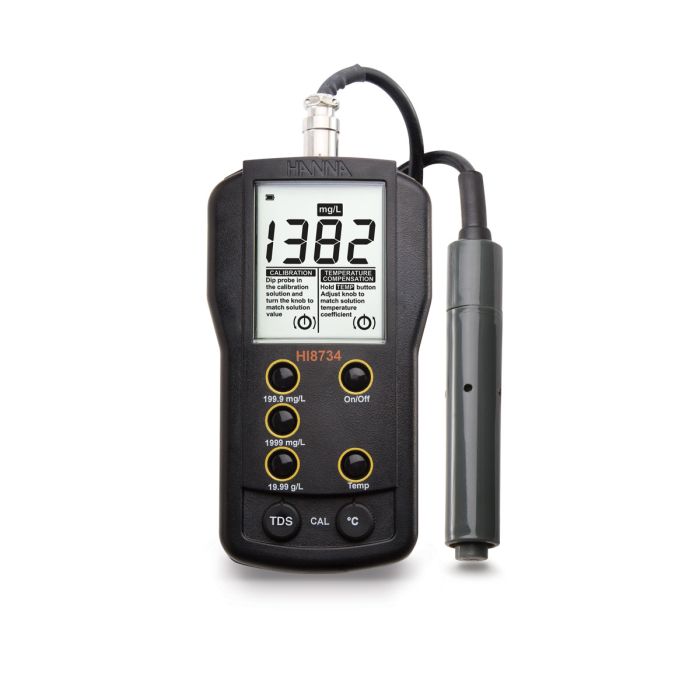 Three Range Portable TDS Meter - HI8734