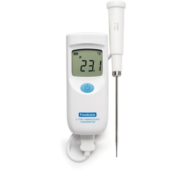 Foodcare K-Type Thermocouple Thermometer with Ultra-Fast Probe - HI9350011