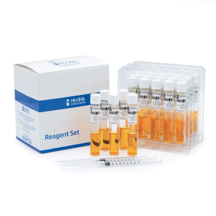 COD High Range Reagent Vials,  Dichromate Method (25 tests) - HI93754C-25