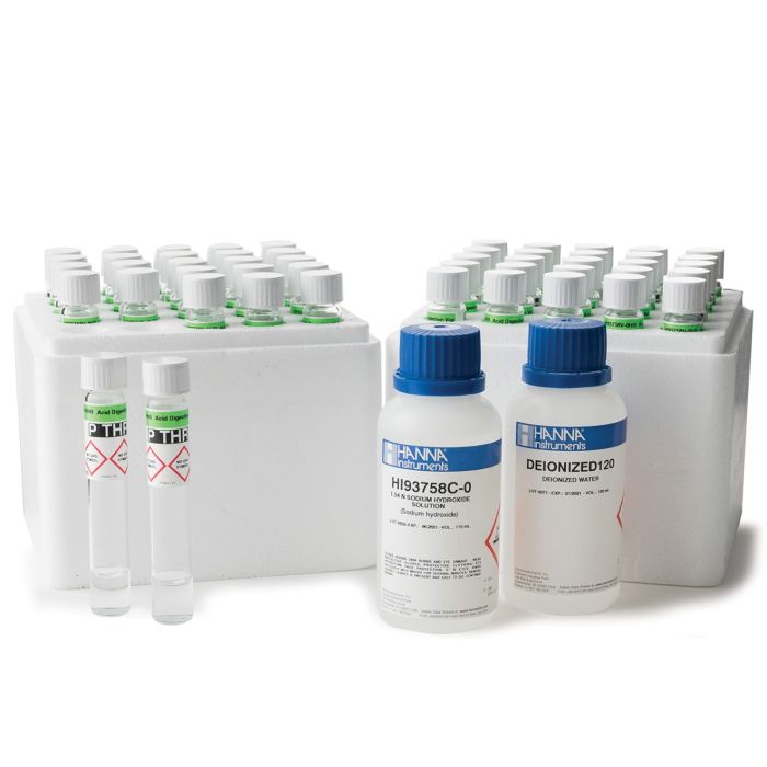 Total Phosphorus High Range Reagents with Barcode Recognition (50 tests) - HI94763B-50