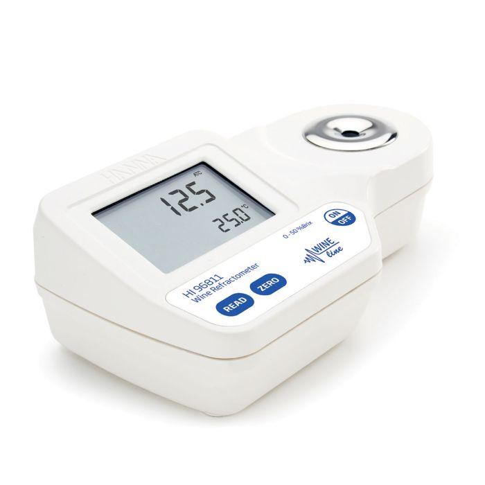 Digital Refractometer for Sugar (% Brix) Analysis in Wine,  Must and Juice - HI96811