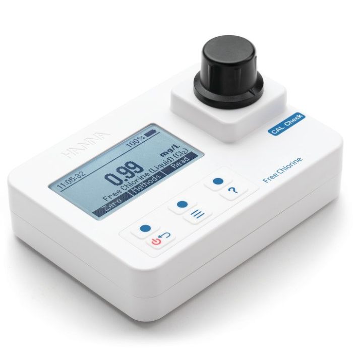 Free Chlorine Portable Photometer with CAL Check - HI97701-kit - HI97701C