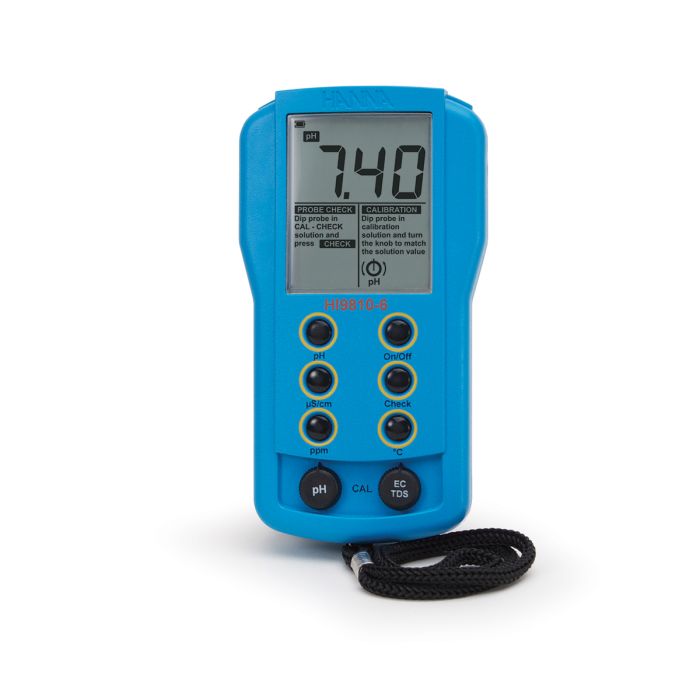 Portable pH/EC/TDS Meter with CAL Check™ - HI9810-61