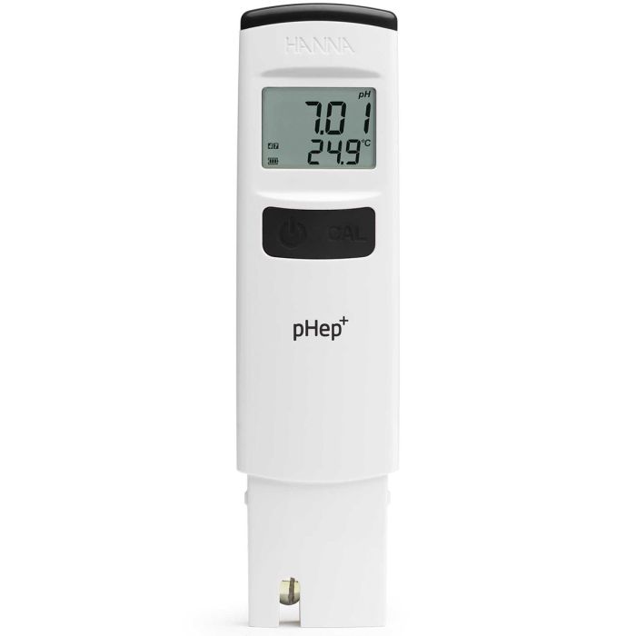 pHep+ Waterproof Pocket pH Tester with 0.01 pH Resolution - HI98108